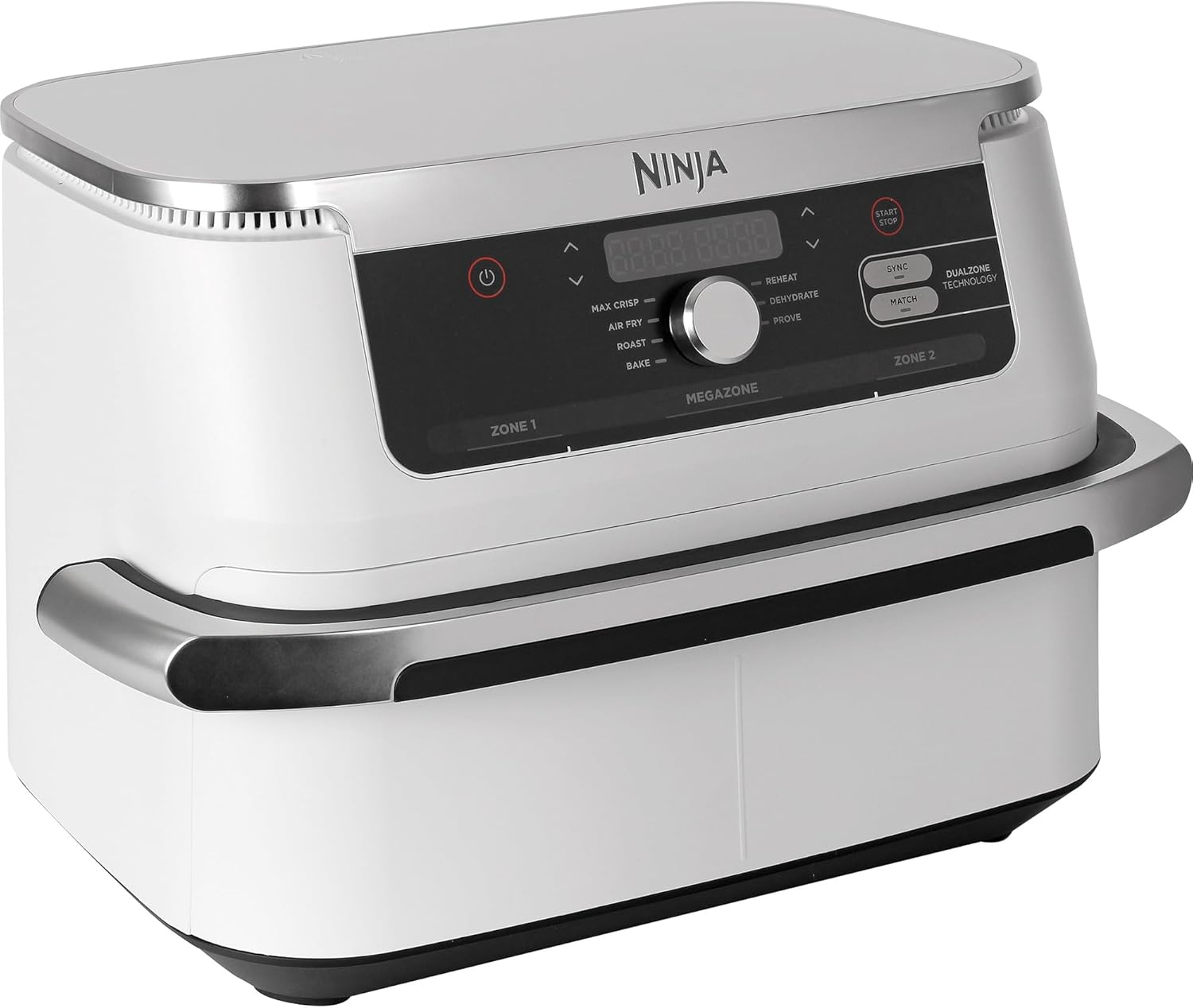 NINJA - Dual Air Fryer - Foodi FlexDrawer AF500EUWH - Capacity 10.4 L - DualZone - White