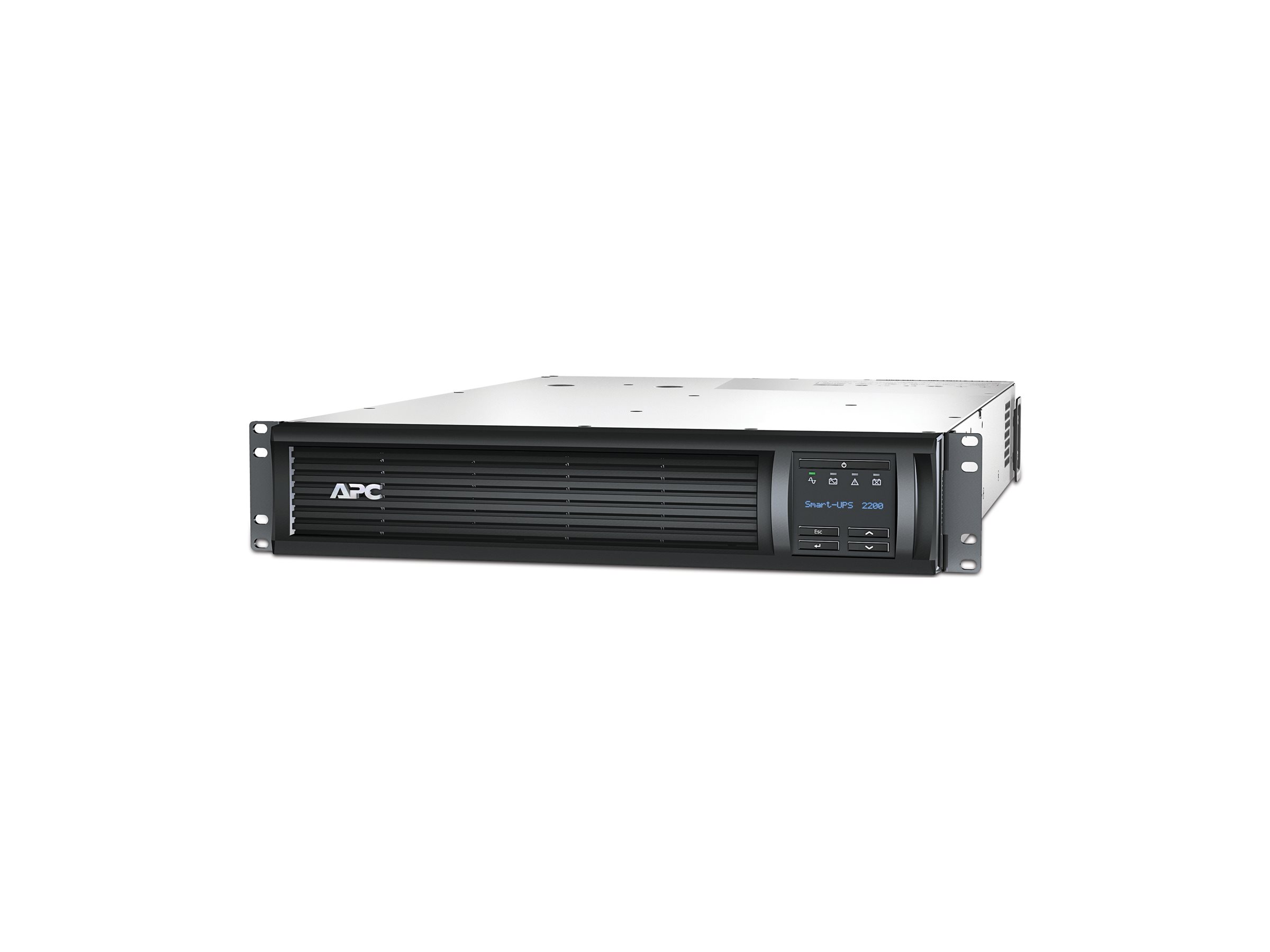 APC Smart-UPS, Line Interactive, 2200VA, Rackmount 2U, 230V, 8x IEC C13+1x IEC C19 outlets, SmartConnect Port+SmartSlot, AVR, LCD, Black - Schneider Electric