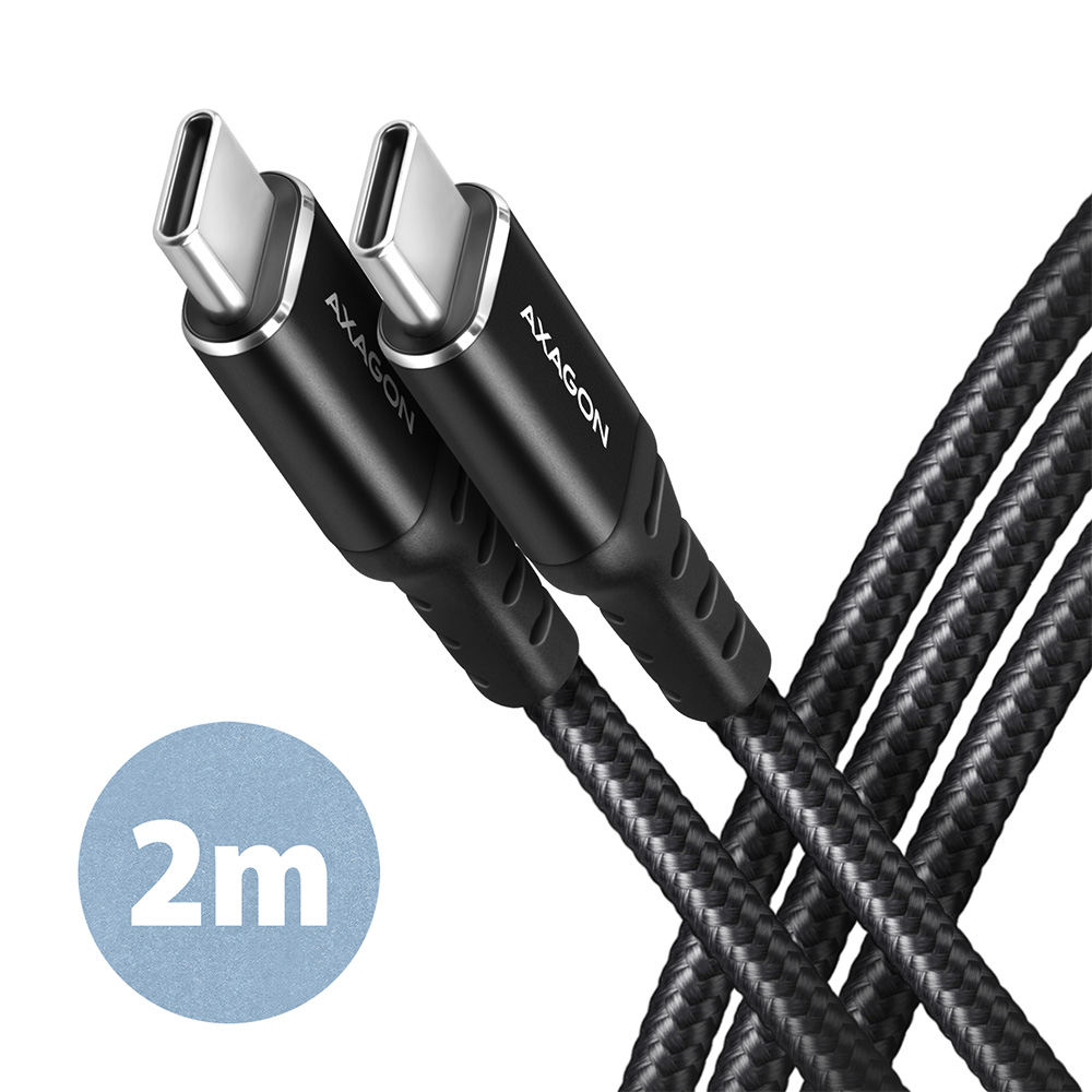 AXAGON - Data and charging cable, 2 m - BUCM-CM20AB - USB Type C to USB Type C