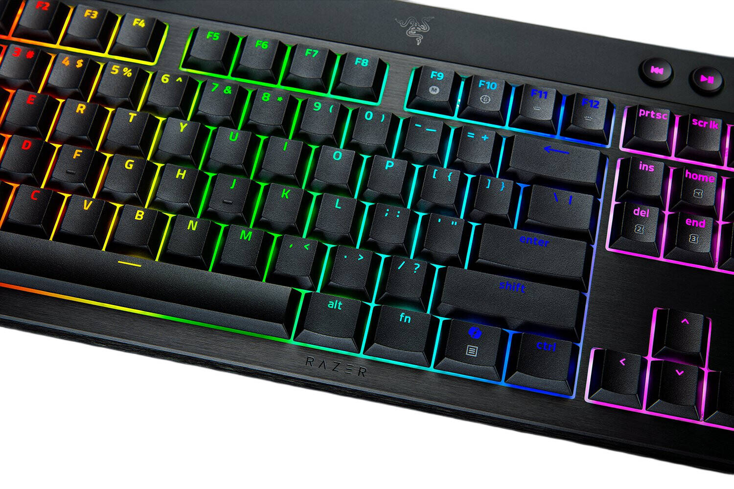 Razer - BlackWidow V4 Low-Profile Tenkeyless HyperSpeed - Keyboard - Wireless - US - Bluetooth - Green Switches - Black