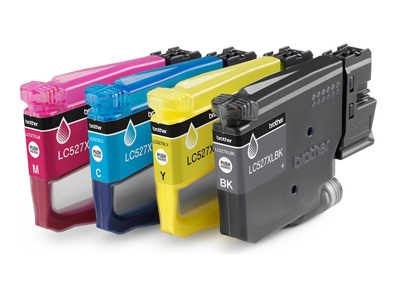 Brother LC527XLVAL High Yield Inkjet Cartridge Value Pack C/M/Y/K - Brother