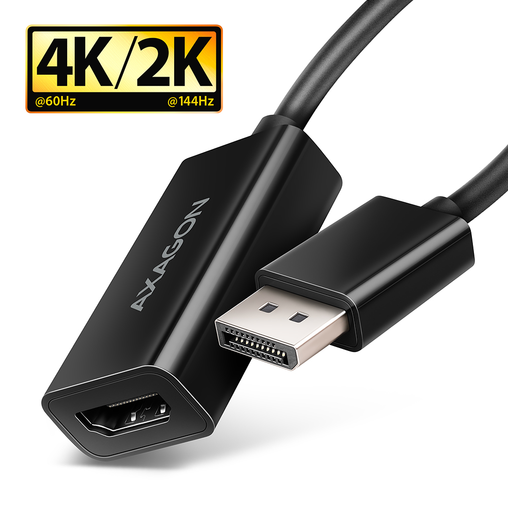 AXAGON Active adapter RVD-HI20N - DisplayPort to HDMI - 0.15 m