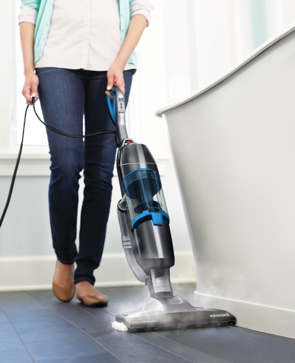 Bissell All-in-one Vacuum and Steam Mop - Vac & Steam - Power 1600 W - Water tank capacity 0.4 L - Titanium/Bossanova Blue
