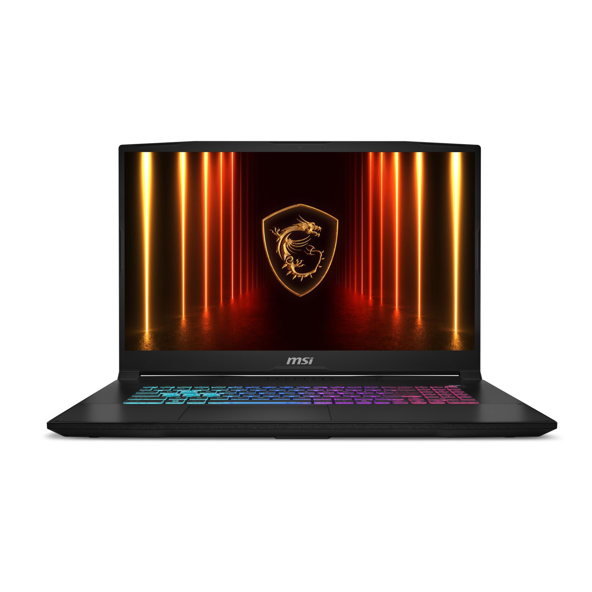 Notebook|MSI|Katana 17 HX B14WFK|CPU Intel® CoreT i7|i7-14650HX|17.3 "|1920 x 1080 pixels|RAM 16 GB|DDR5-SDRAM|SSD 1000 GB|Discrete graphics NVIDIA GeForce RTX 5060|8 GB|On-board graphics Yes|Numeric keypad Yes|OS installed Windows 11 Home|Colour Black|We