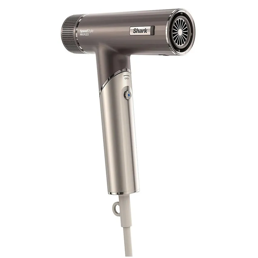 Shark - Hair Dryer System - HD542EU SpeedStyle Pro Flex - 1700 W - Number of temperature settings 3 - Ionic function - Grey - Diffuser nozzle