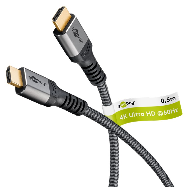 Goobay High Speed HDMI Cable with Ethernet - 64992 - 0.5 m