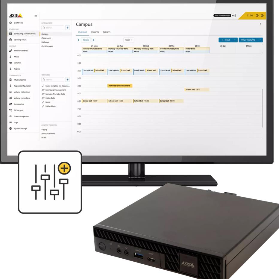 AUDIO MANAGER PRO/C7050 MK III 02723-002 AXIS