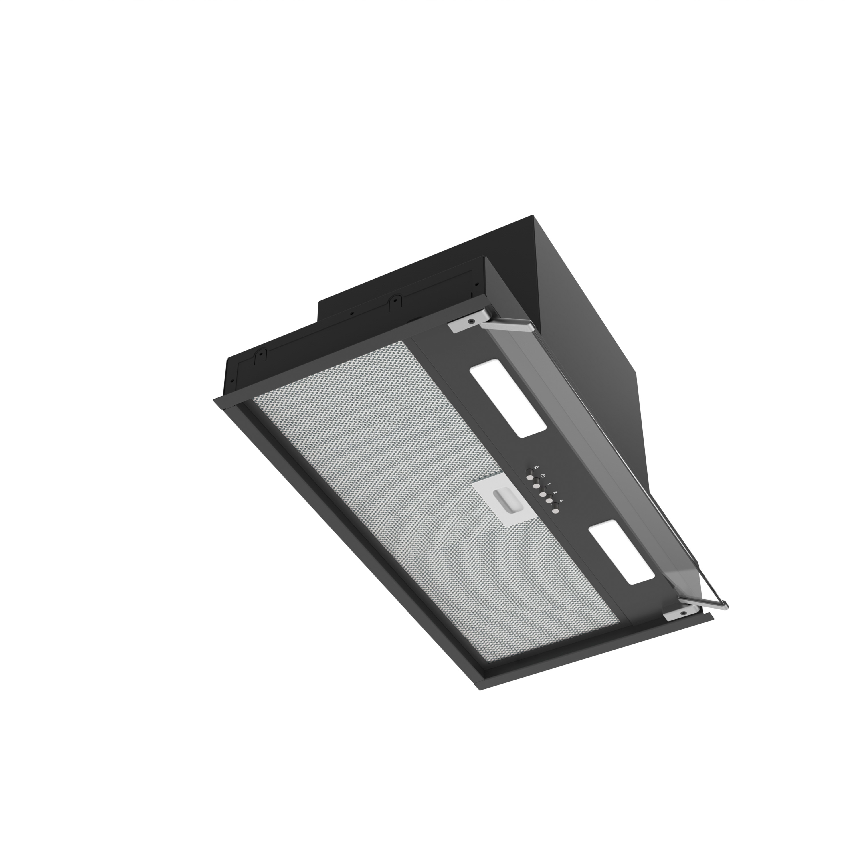 CATA Hood - ARMONIA 60 BK - Canopy - Energy efficiency class C - Width 59.8 cm - 645 m³/h - Mechanical - LED - Black