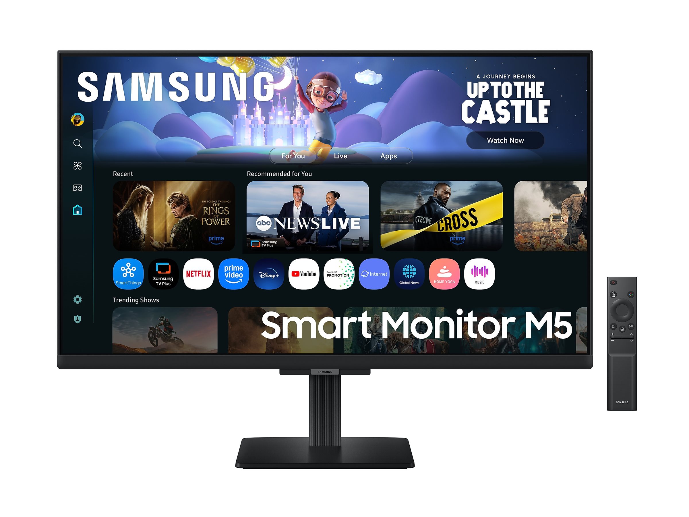 Samsung - LS27FM500EUXEN - 27 " - IPS - FHD - 16:9 - 60 Hz - 5 ms - 1920 x 1080 pixels - 250 cd/m² - HDMI ports quantity 2 - Black