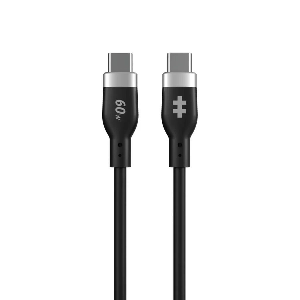 Hyper - HyperJuice USB-C Silicone Charging Cable - HJ4011BKGL