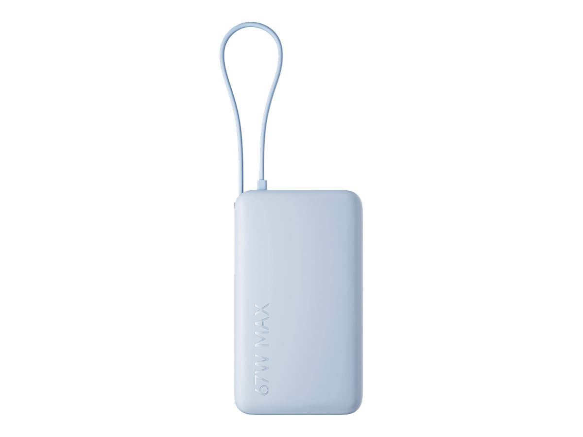Xiaomi 67W Power Bank 10000 (Integrated Cable) - 10000 mAh - Ice Blue