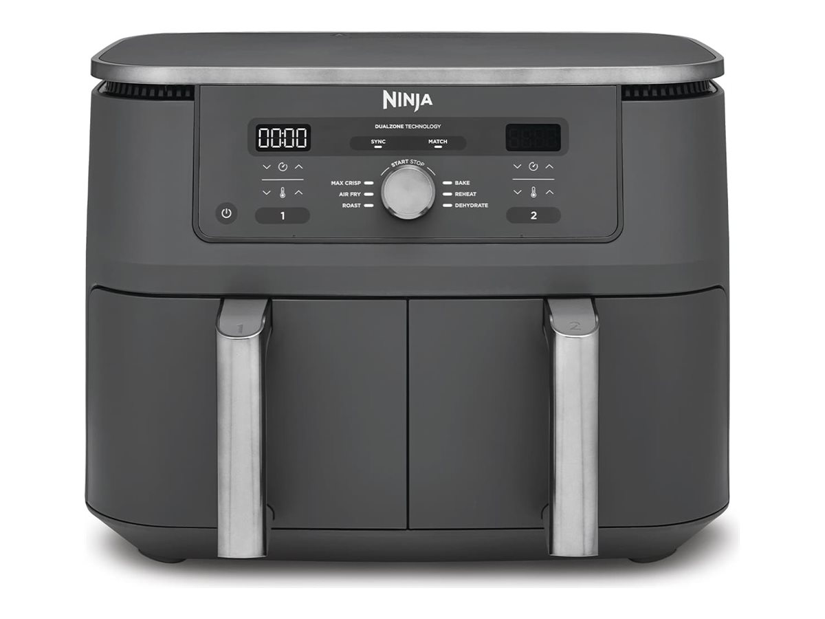 Dual Zone Airfryer - DZ400EU - NINJA Power 2470 W - Capacity 9.5 L - Gunmetal Grey