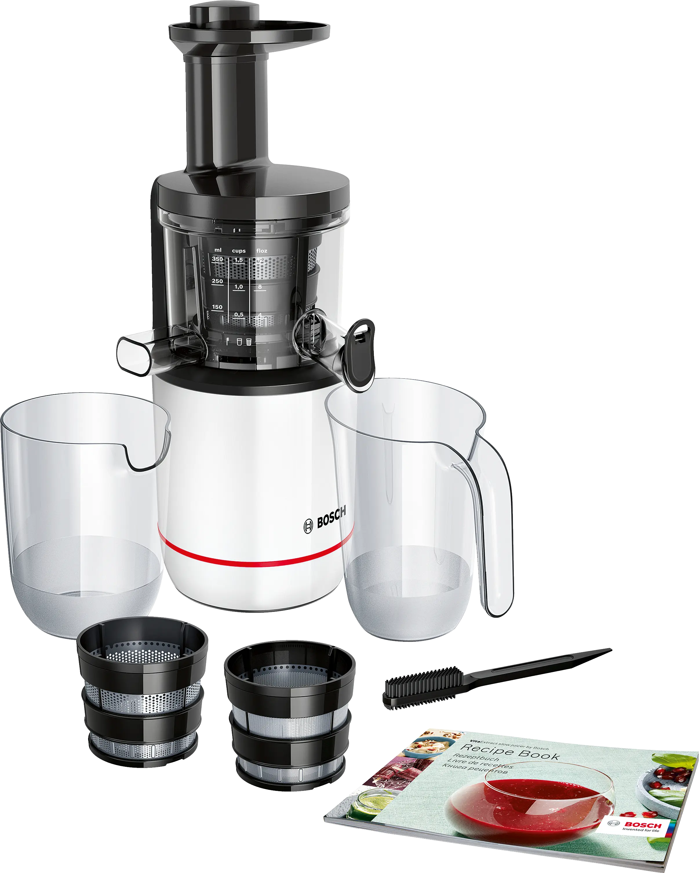 Bosch MESM500W VitaExtract - Type Slow Juicer - White - 150 W - Number of speeds 1