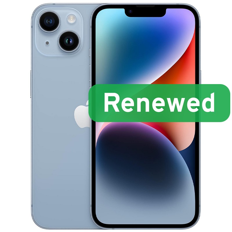 Apple Renewed Grade C - Apple iPhone 14 - Blue - 6.1 " - Super Retina XDR - A15 Bionic - 6 GB - 128 GB - iOS
