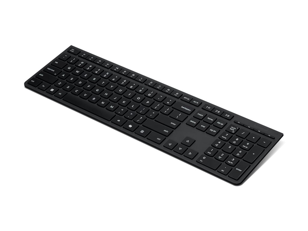 Lenovo - Professional Rechargeable - Keyboard - Wireless - Bluetooth - US - Grey