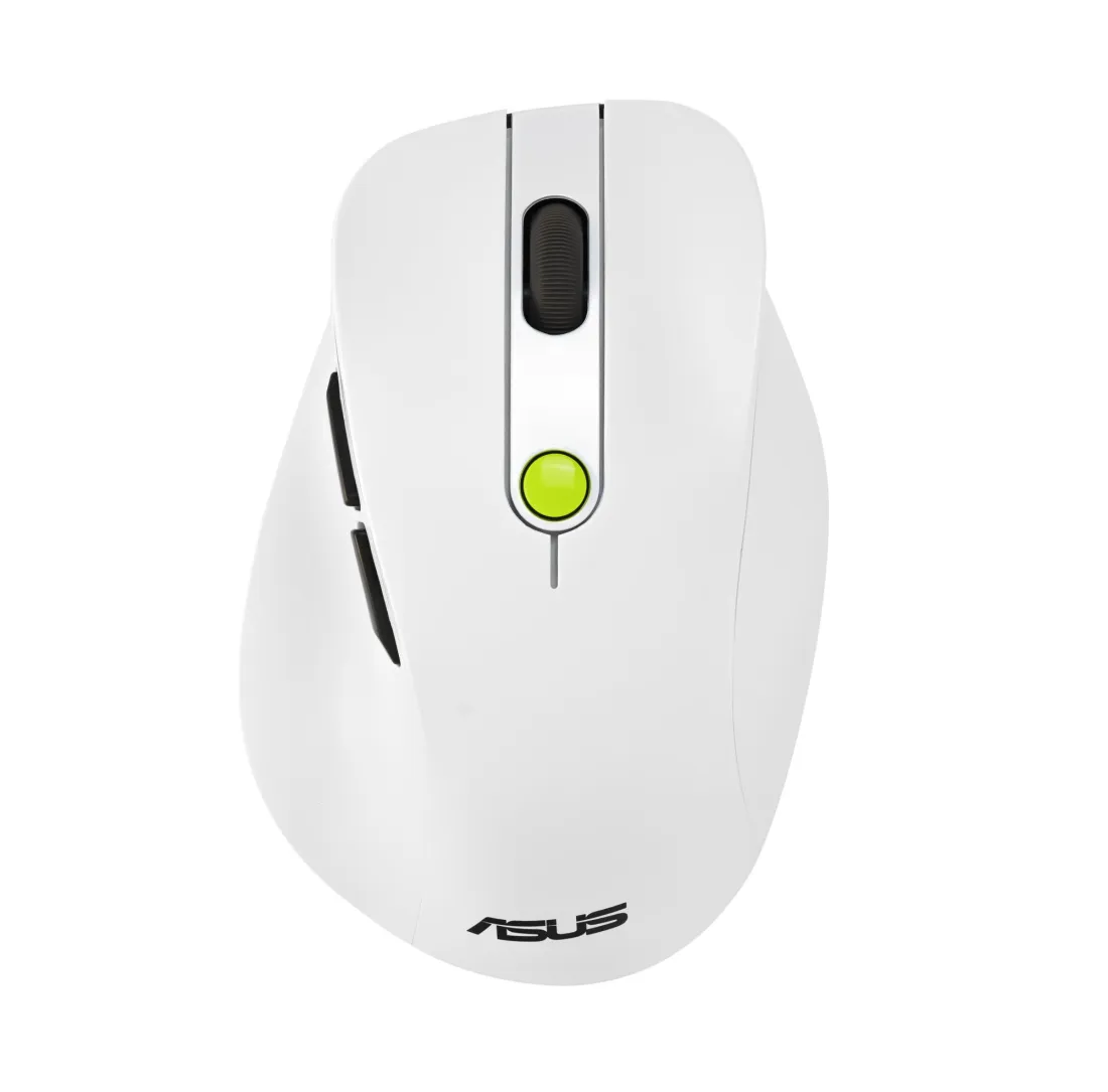 Asus Mouse - MD105 - Wireless - Bluetooth, 2.4GHz - Volt Green