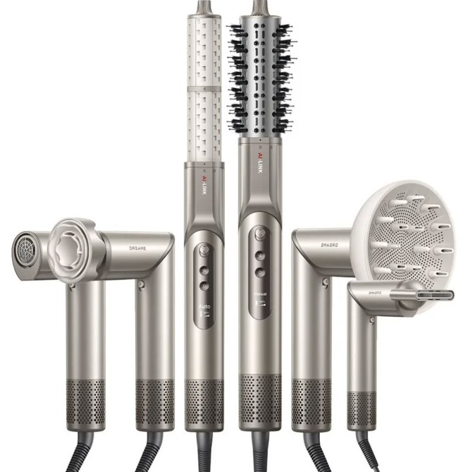 Dreame Dazzle Hair Styling Device Gold - Z106987 - Ion conditioning - Temperature (min) 57 °C - Temperature (max) 90 °C - 1400 W