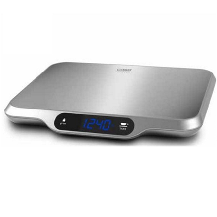 Caso - Kitchen scale - L 15 - Maximum weight (capacity) 15 kg - Graduation 1 g - Display type LCD Display - Stainless steel