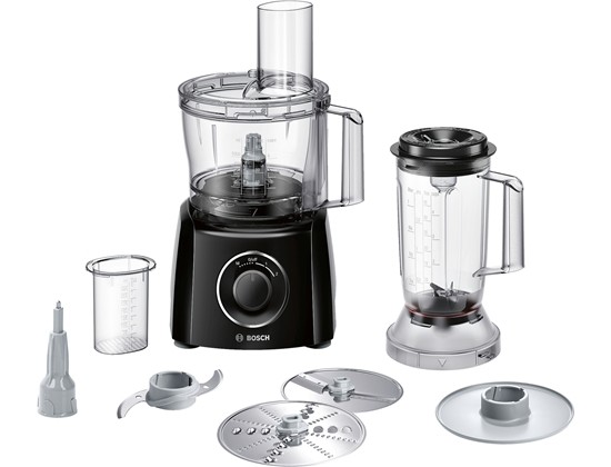 Bosch - Food processor - MCM3201B - 800 W - Number of speeds 2 - Bowl capacity 2,3 L - Ice crushing - Blender - Black