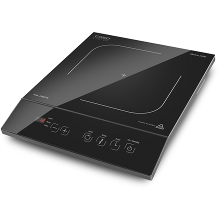 Caso - Free standing table hob - 02230 - Number of burners/cooking zones 1 - Sensor touch control - Black - Induction