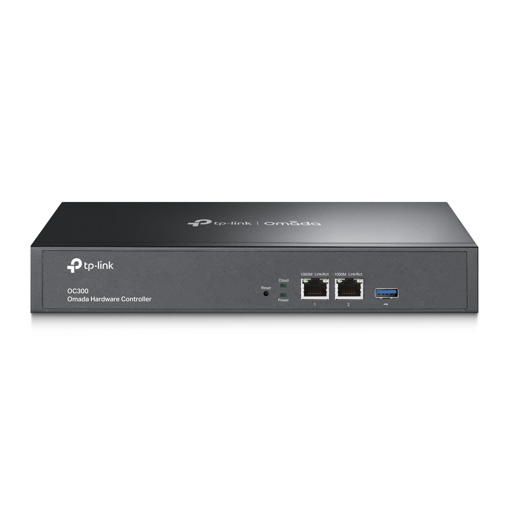 TP-LINK - Omada Hardware Controller - OC300 - 10/100/1000 Mbit/s - Ethernet LAN (RJ-45) ports 2 - MU-MiMO No - no PoE - 1 x USB 3.0