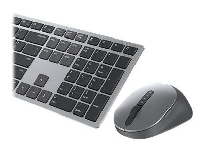 Dell - Premier Multi-Device Keyboard and Mouse - KM7321W - Keyboard and Mouse Set - Wireless - Batteries included - Wireless connection - Russian - Titan grey