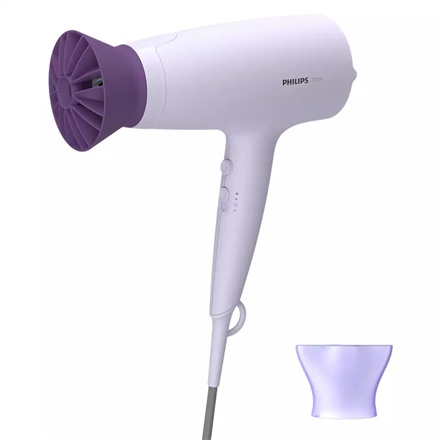 Philips - Hair Dryer - BHD341/10 - 2100 W - Number of temperature settings 6 - Ionic function - Light purple