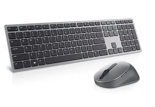 Dell - Pro Plus KM7321W - Keyboard and Mouse Set - Wireless - Mouse included - Wireless connection - Lithuanian - Titan Gray