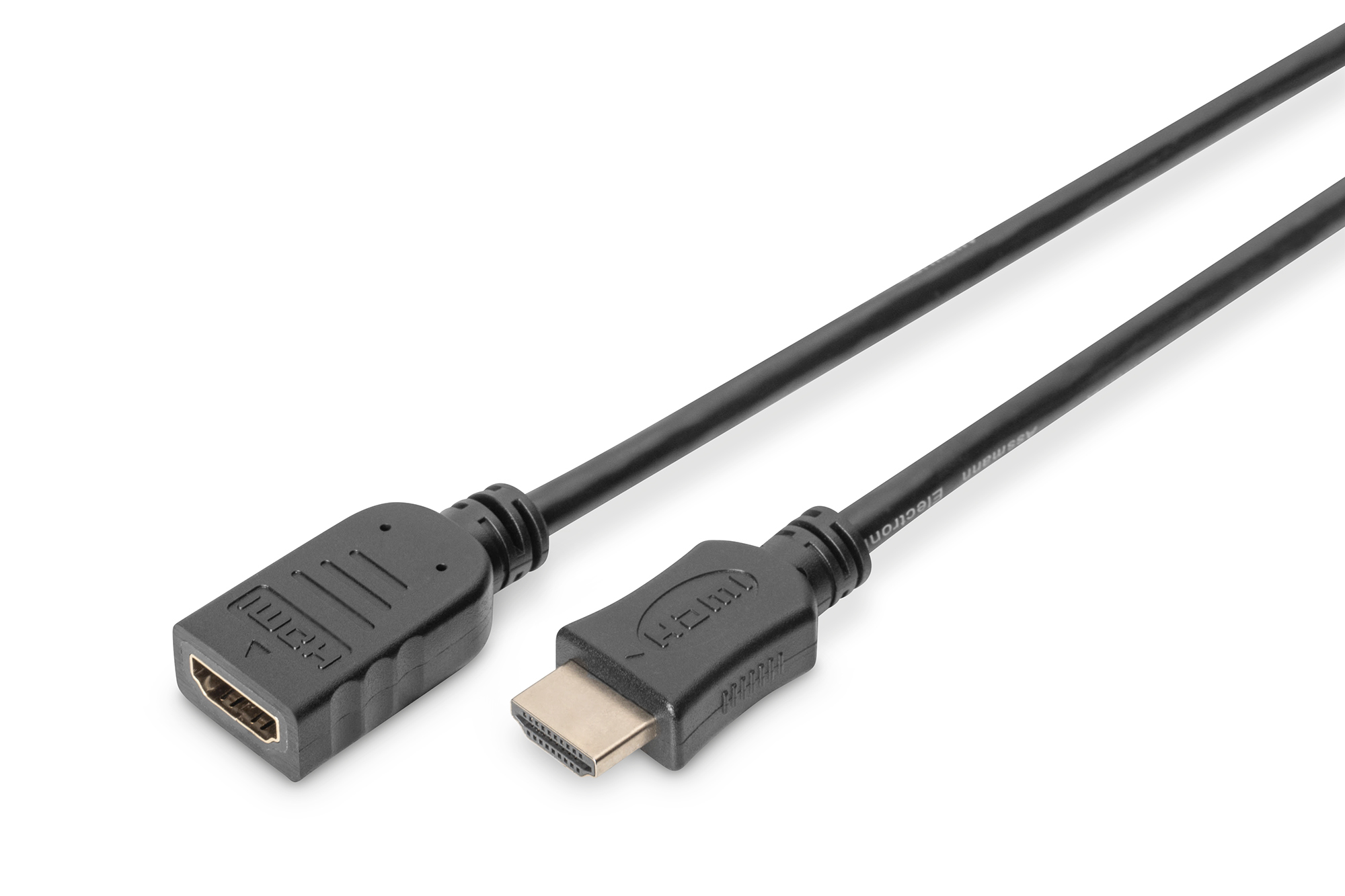 Digitus - HDMI High Speed extension cable - AK-330201-050-S - Type A M/F HDMI Female (type A) - HDMI Male (type A)