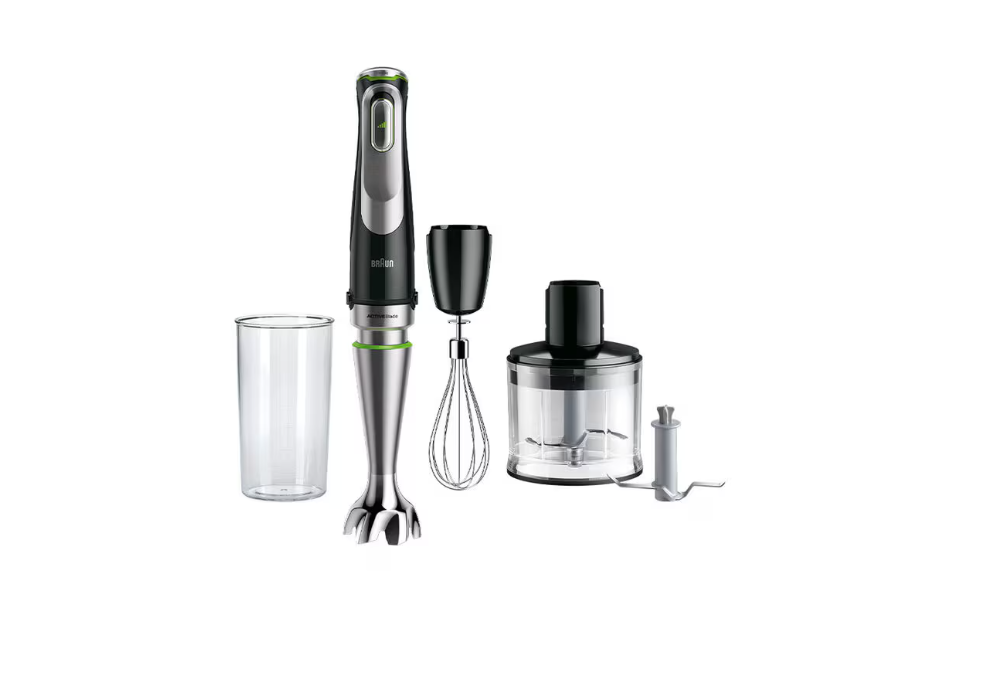Braun - Hand Blender - MQ9135XI MultiQuick 9 - Hand Blender - 1200 W - Number of speeds 3 - Black/Stainless Steel