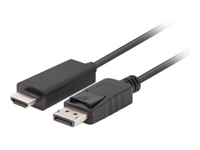 Lanberg - DisplayPort to HDMI Cable - CA-DPHD-11CC-0018-BK - DisplayPort Male - HDMI Male - DP to HDMI - 1.8 m