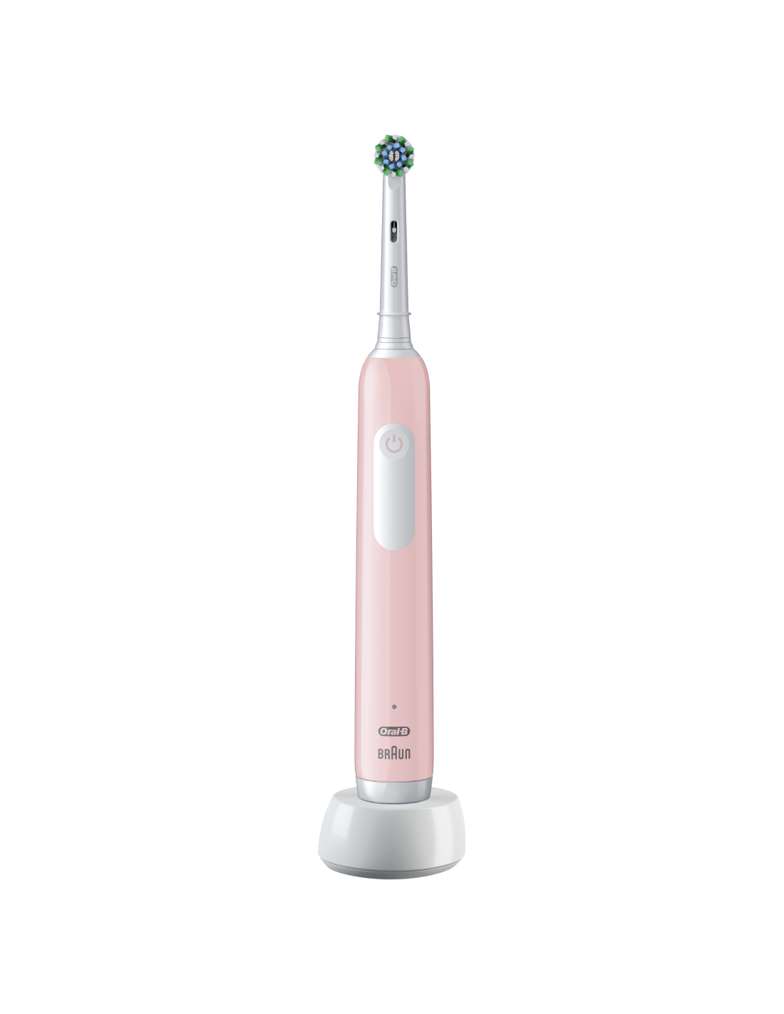Oral-B - Electric Toothbrush - Pro Series 1 Cross Action - Rechargeable - For adults - Number of brush heads included 1 - Number of teeth brushing modes 3 - Pink