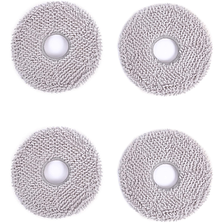 Ecovacs - Washable Improved Mopping Pads for OZMO Turbo Mopping Systems of X1 OMNI/X1 TURBO/T10 TURBO/ T20 OMNI/X2 OMNI - D-WP04-0012 - 4 pc(s)
