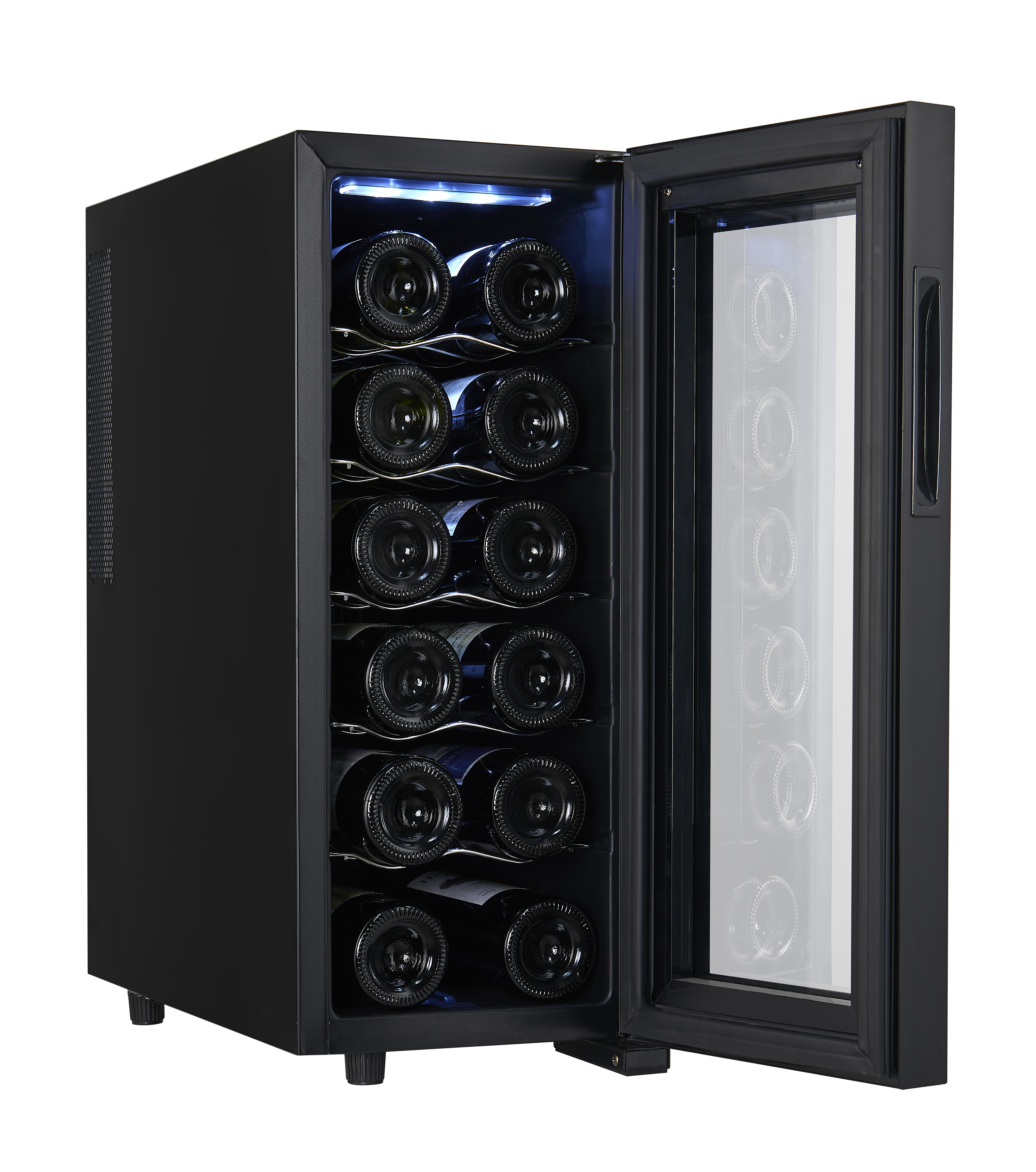 Adler - Beverage Pantry - AD 8083 - Energy efficiency class G - Free standing - Bottles capacity 12 - Black