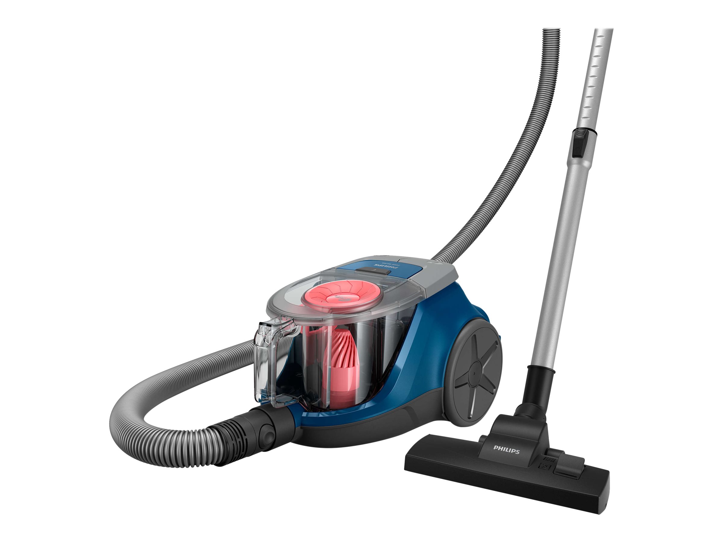 Philips Vacuum cleaner - XB2123/09 - Bagless - Power 850 W - Dust capacity 1.3 L - Dark Blue/Peach