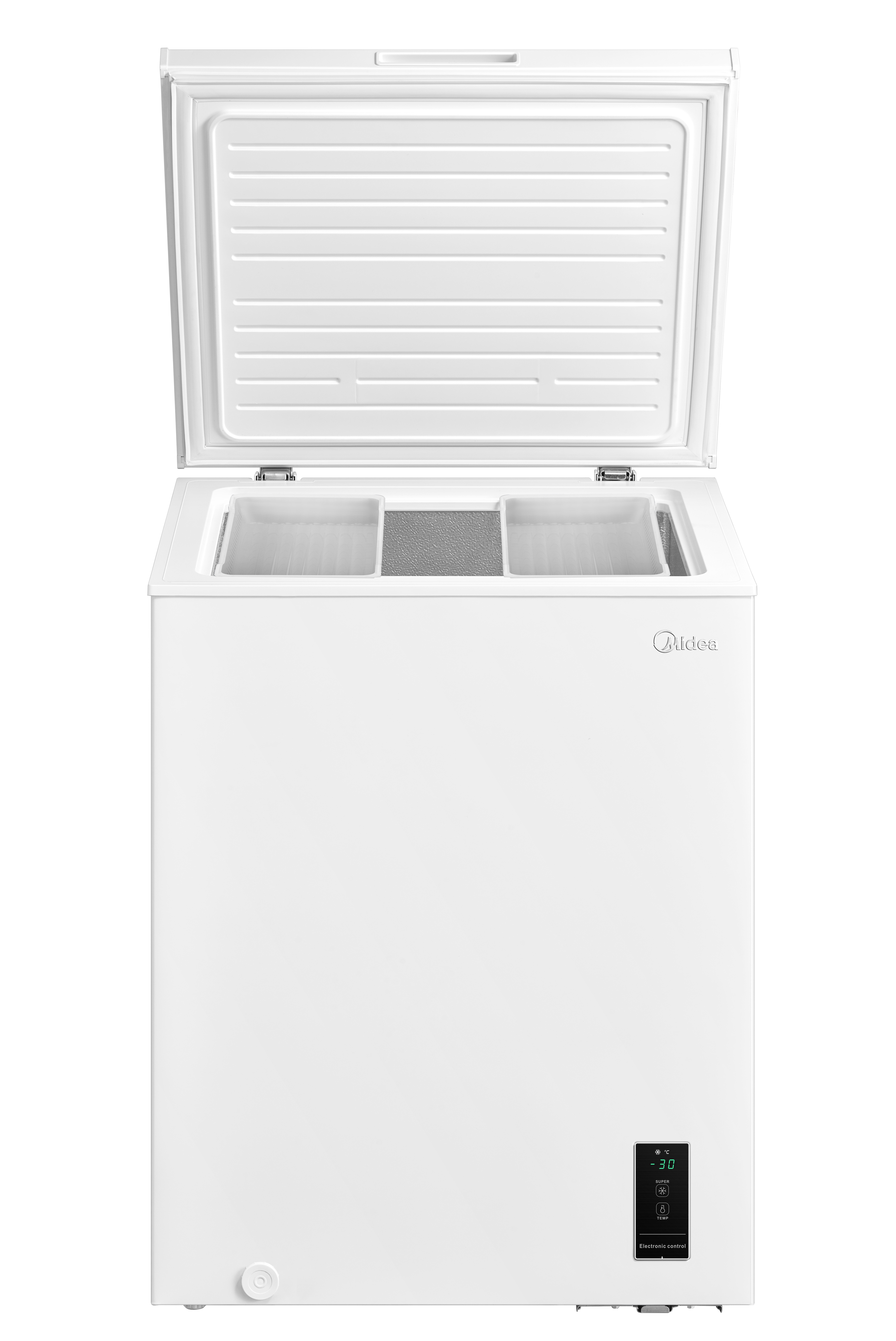 Midea Freezer - MDRC207FEE01 - Energy efficiency class E - Chest - Free standing - Height 85 cm - Total net capacity 142 L - White