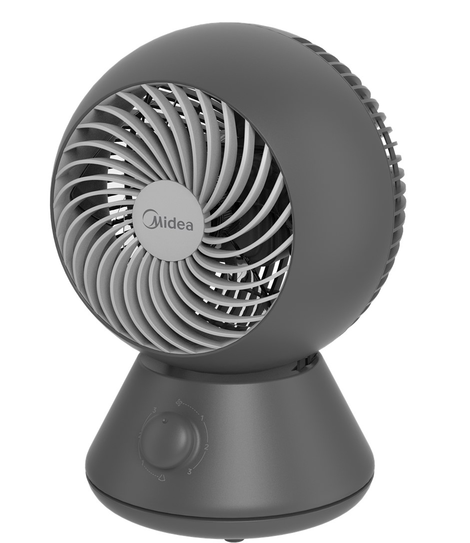Midea Fan - MFT302R0BPK - Table Fan - Dark Grey - Number of speeds 3 - Oscillation