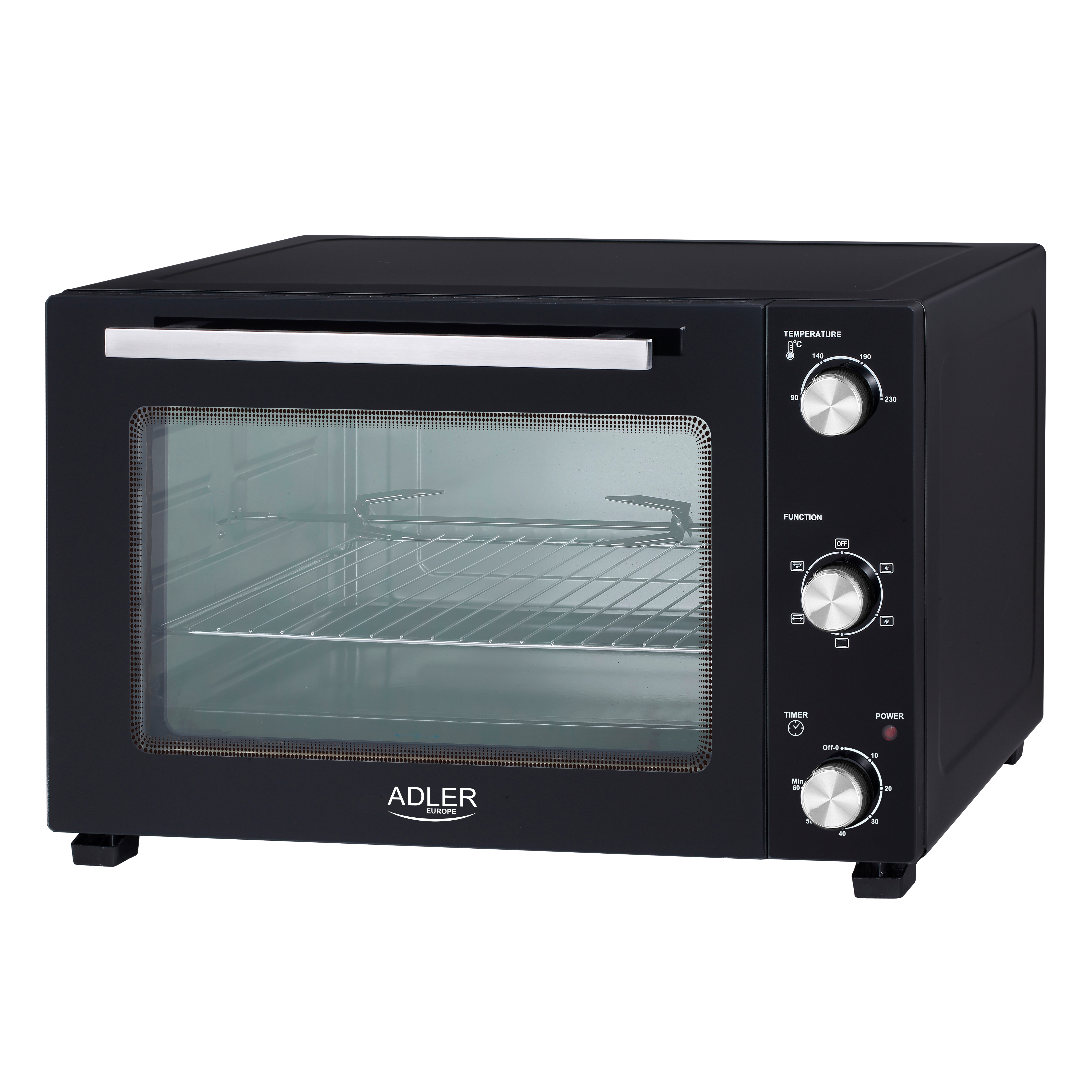 Adler Electric oven - AD 6028 - 60 L - 2000 W - Black