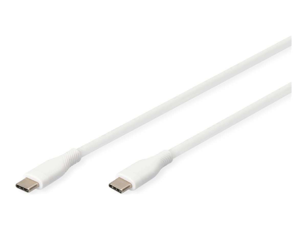 Digitus - Silicone Connection Cable - AK-300341-020-W - USB-C to USB-C