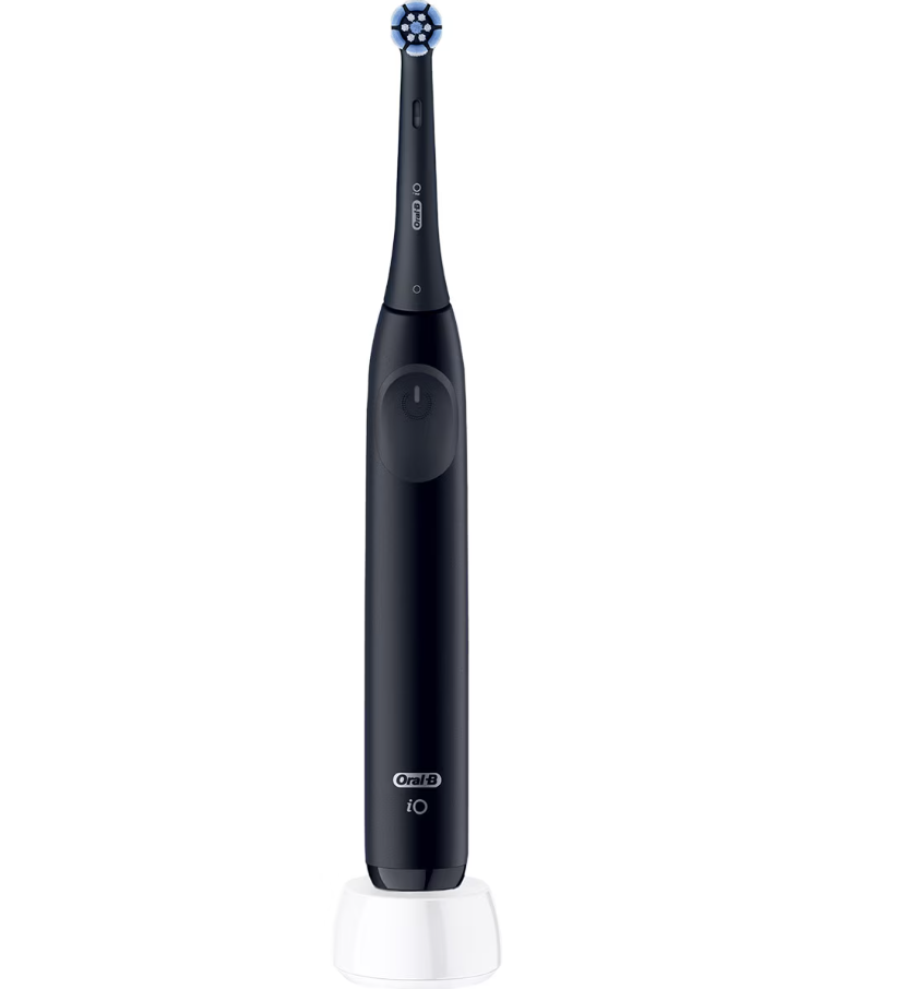 Oral-B Electric Toothbrush with Pressure sensor - iO2 - Rechargeable - For adults - Number of brush heads included 1 - Number of teeth brushing modes 3 - Black