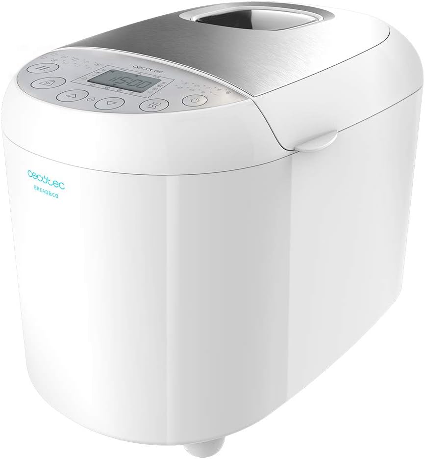 Cecotec Bread Maker - Bread&Co 1000 Delicious - Number of programs 19 - Display LCD