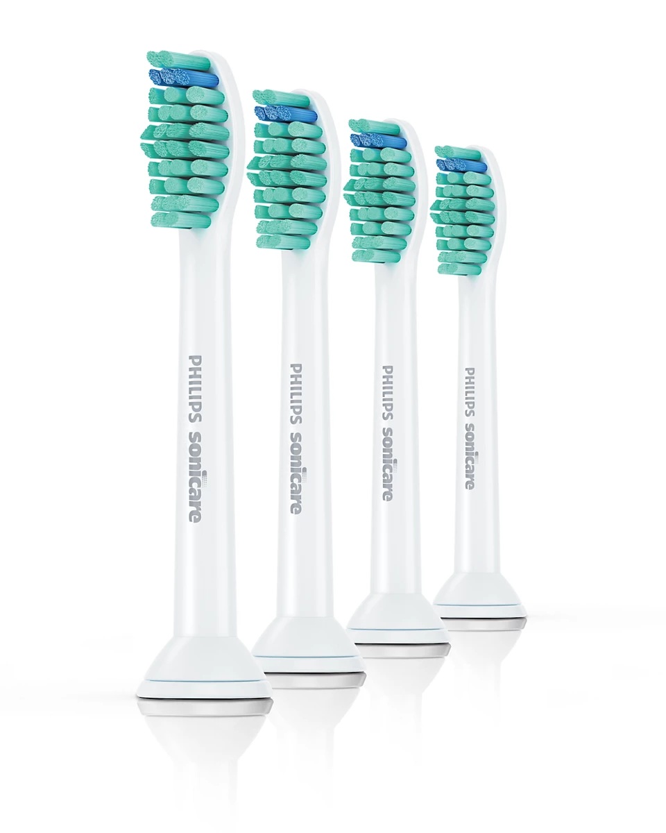 Philips - Replacement brush heads - HX6014/87 Sonicare ProResults - Heads - For adults - Number of brush heads included 4 - White