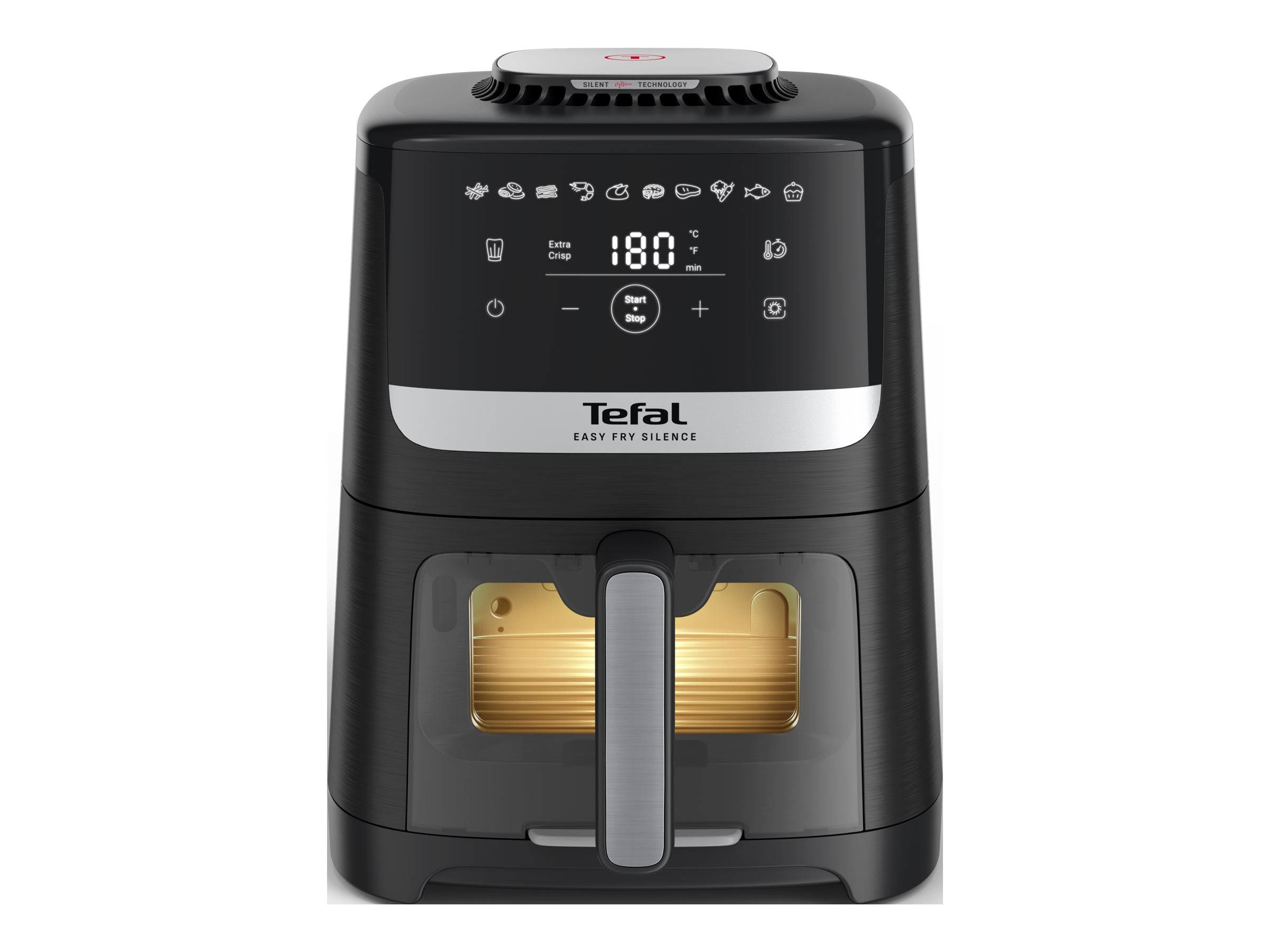TEFAL Hot air fryer - EY5568E0 - Capacity 5 L - Black