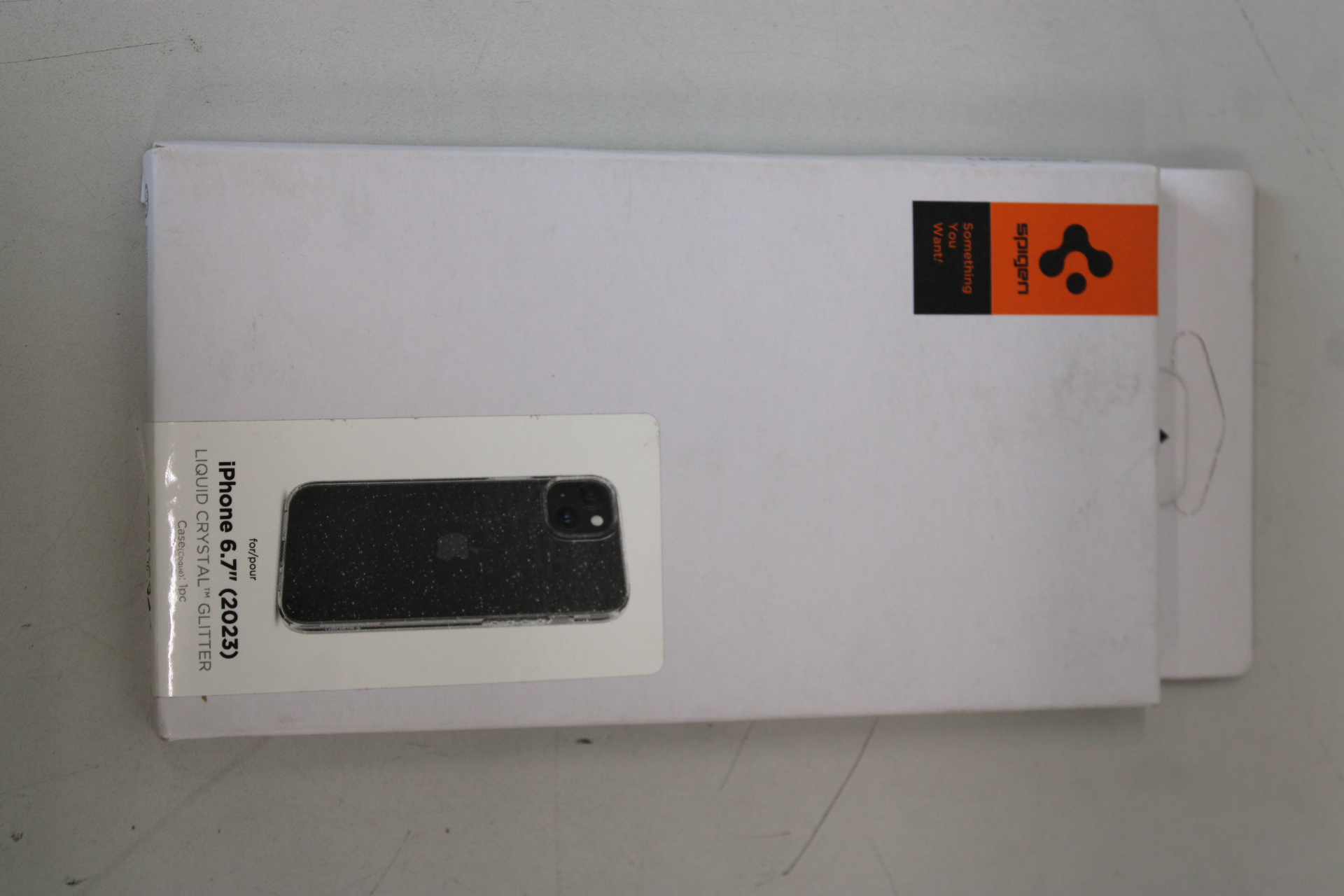 SALE OUT. Spigen Liquid Crystal Glitter - Back cover - Apple - iPhone 15 Plus/14 Plus - DIRTY PACKAGING