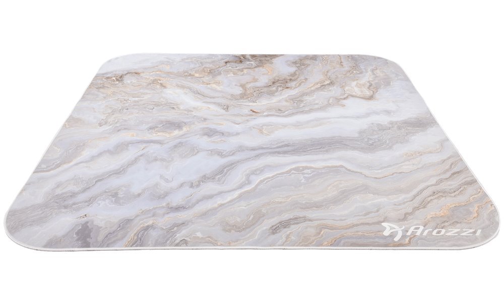 Arozzi Zona Square Floor Pad - White Marble
