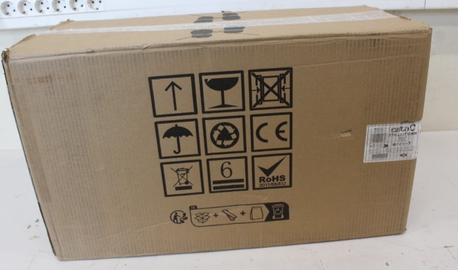 SALE OUT. CATA CAMPANA Hood TFH 6830 GWH, A, Width 60 cm, Max 795 m³/h, LED, White - SALE OUT. CATA Hood - CAMPANA TFH 6830 GWH - Telescopic - Energy efficiency class A+++ - Width 60 cm - 795 m³/h - Touch control - LED - White - DAMAGED PACKAING, USED