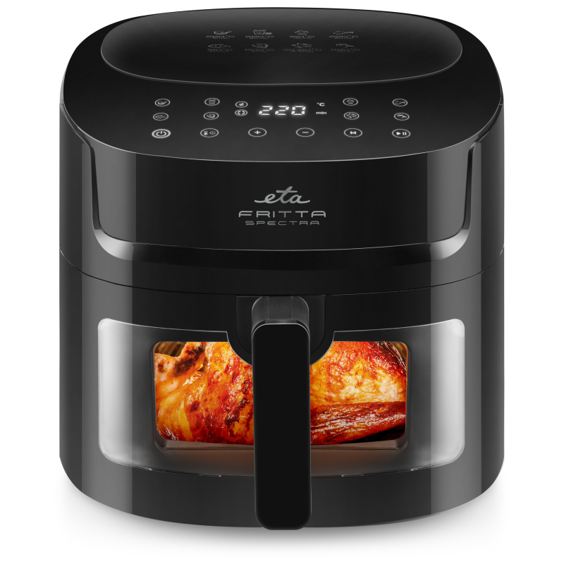 ETA Hot Air Fryer - Fritta Spectra 616890000 - Power 1800 W - Capacity 7.2 L - Black