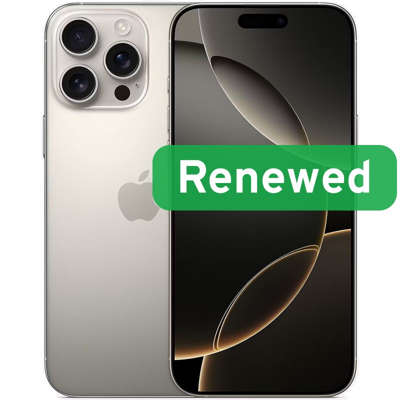Apple Renewed Grade B - Apple iPhone 16 Pro - Natural Titanium - 6.3 " - OLED - 256 GB - 5G - iOS