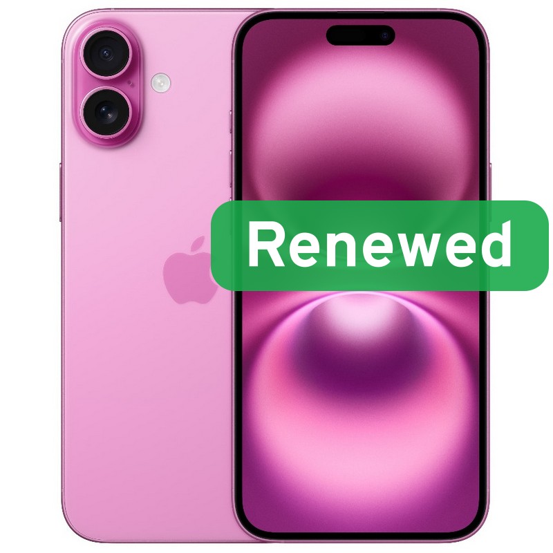 Apple Renewed Grade C - Apple iPhone 16 Plus - Pink - 6.7 " - OLED - 128 GB - 5G - iOS