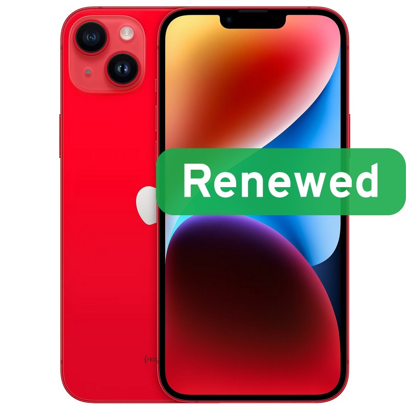 Apple Renewed Grade C - Apple iPhone 14 - Red - 6.1 " - Super Retina XDR OLED - 128 GB - 5G - iOS